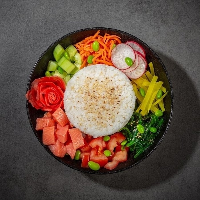 Поке с лососем